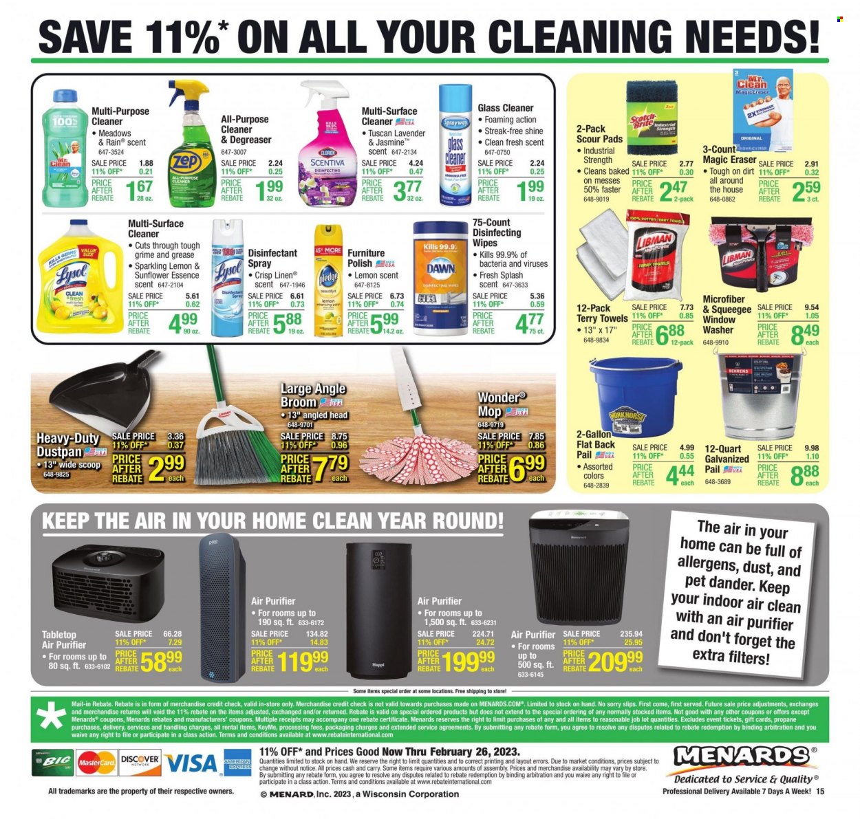 Menards ad - 02/19/2023 - 02/26/2023. Page 18