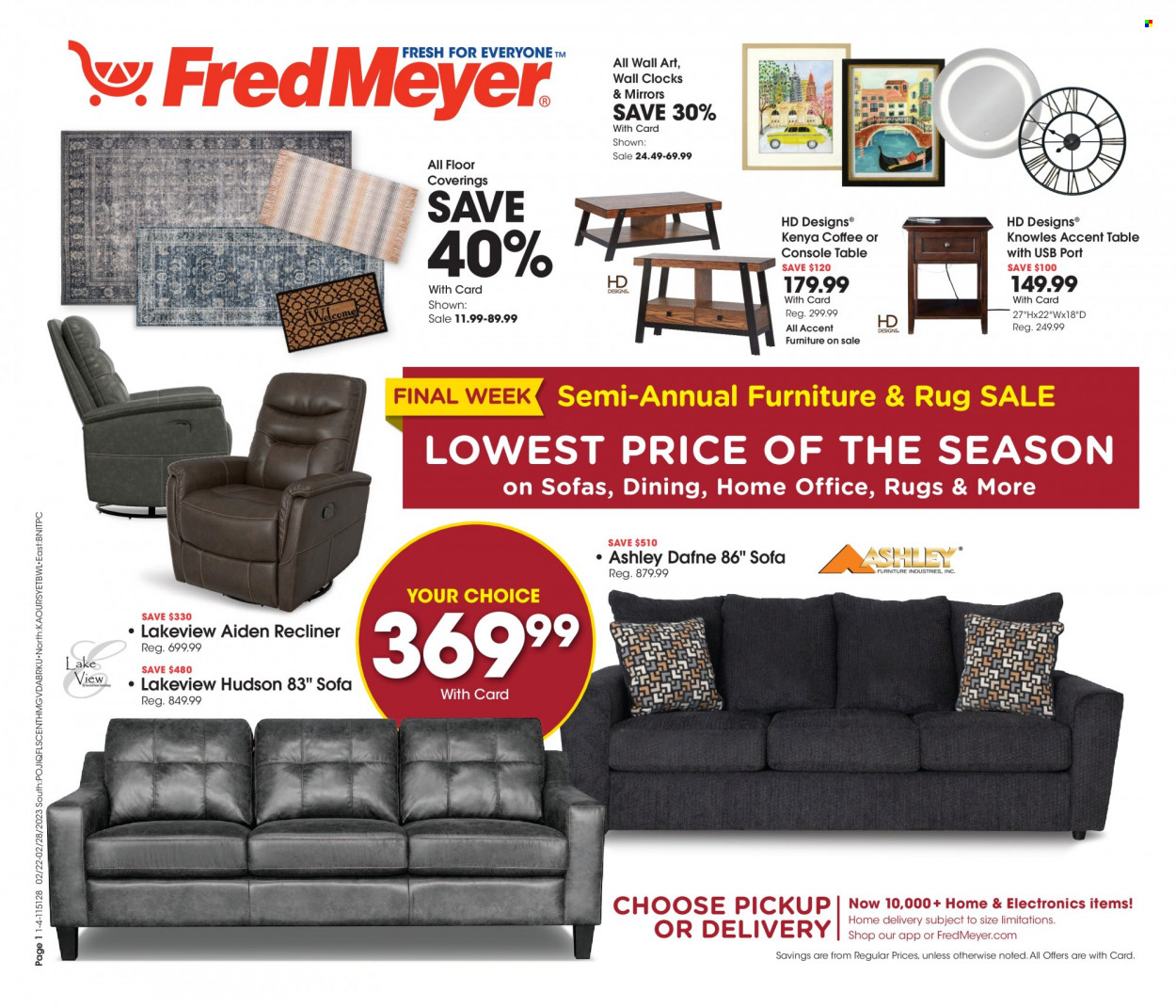 Fred Meyer ad - 02/22/2023 - 02/28/2023. Page 1