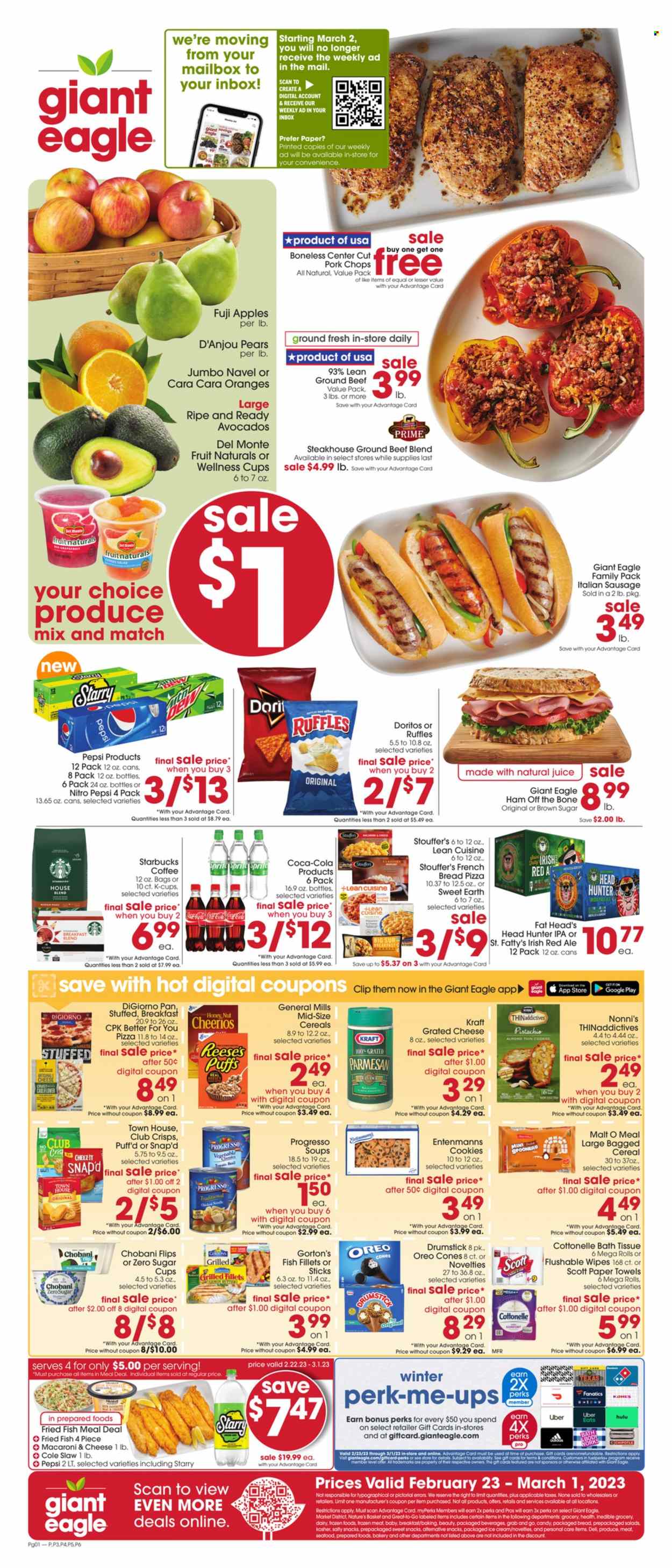 Giant Eagle ad - 02/23/2023 - 03/01/2023. Page 1