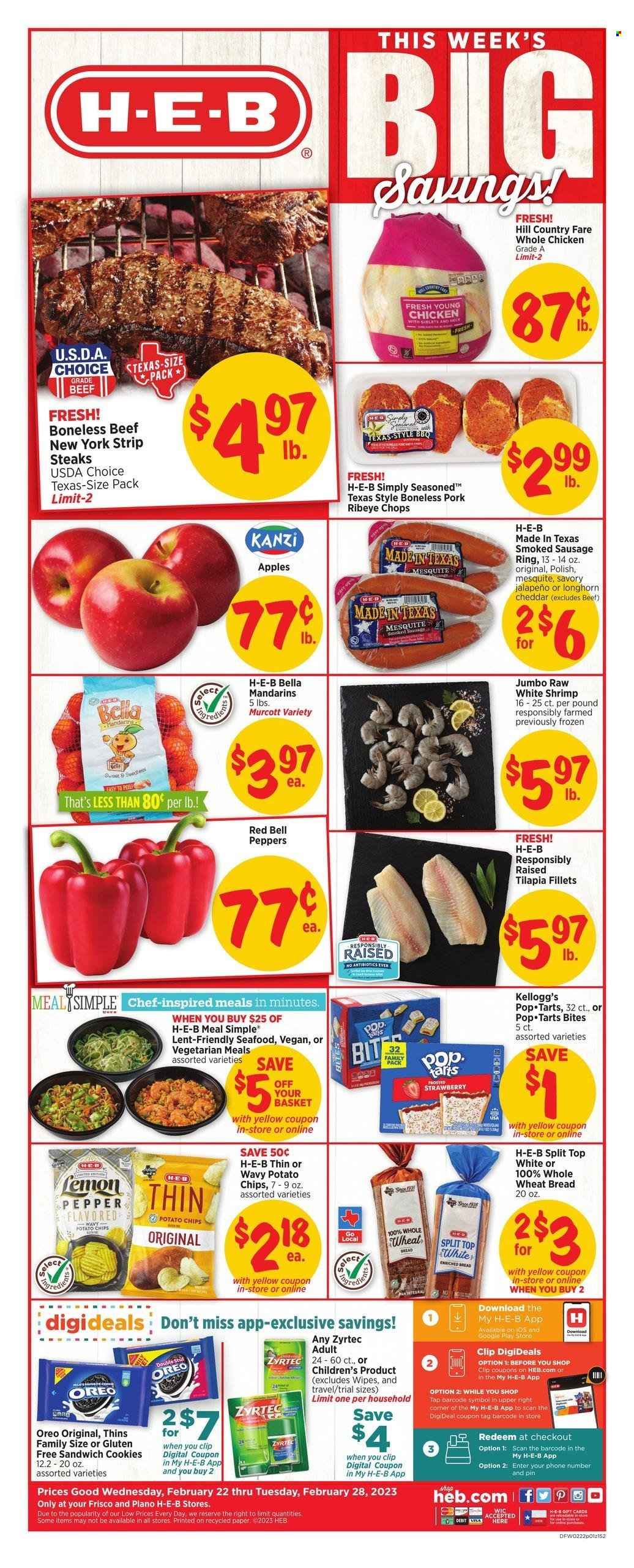 H-E-B ad - 02/22/2023 - 02/28/2023. Page 1