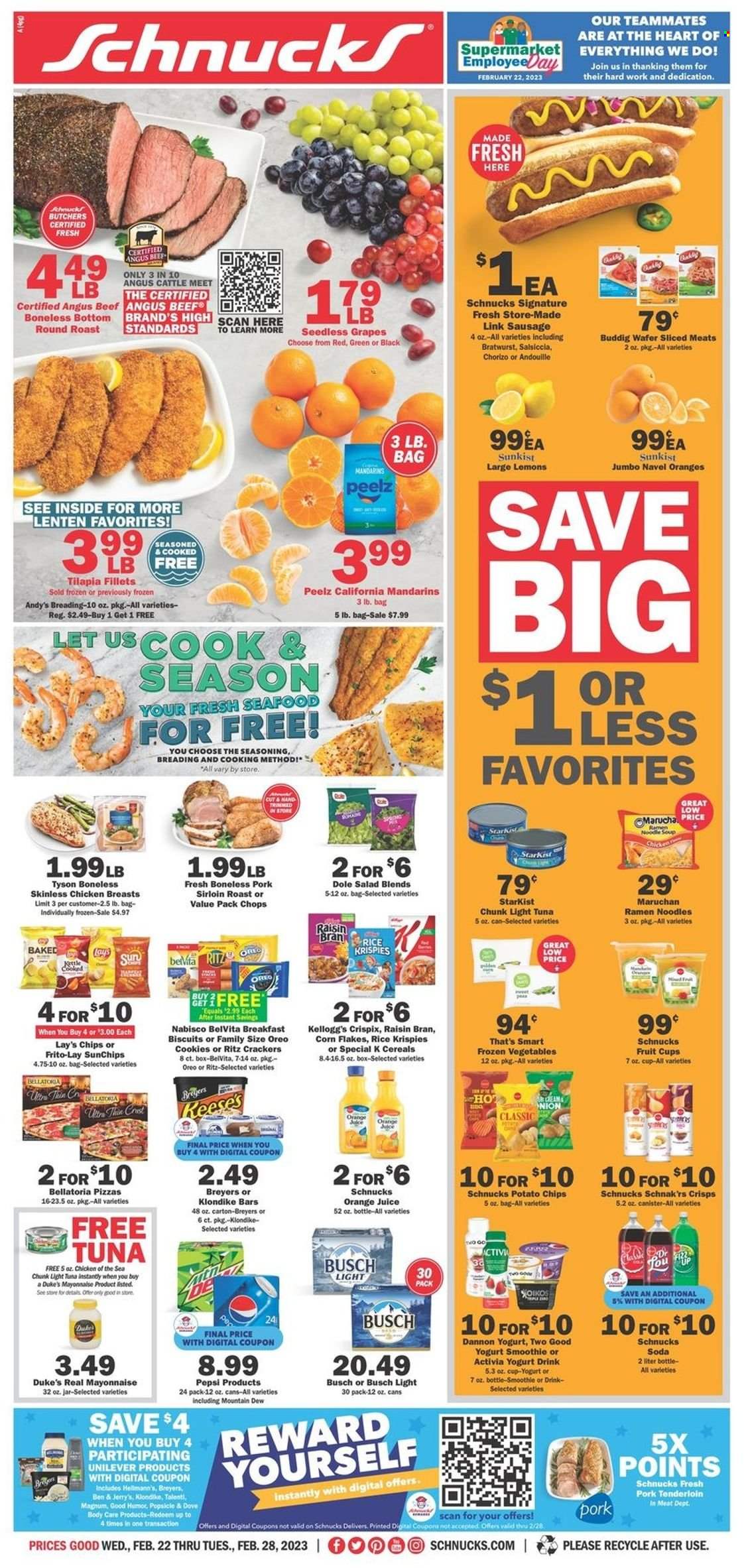 Schnucks ad - 02/22/2023 - 02/28/2023. Page 1