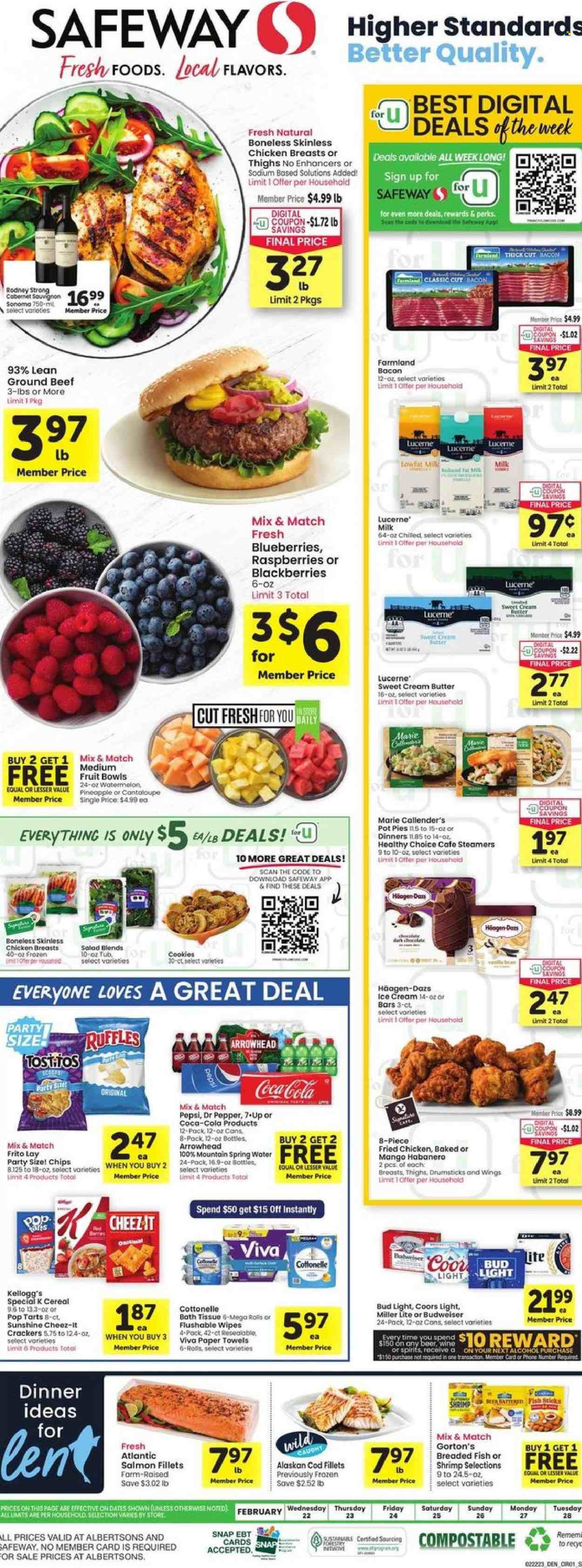 Safeway ad - 02/22/2023 - 02/28/2023. Page 1