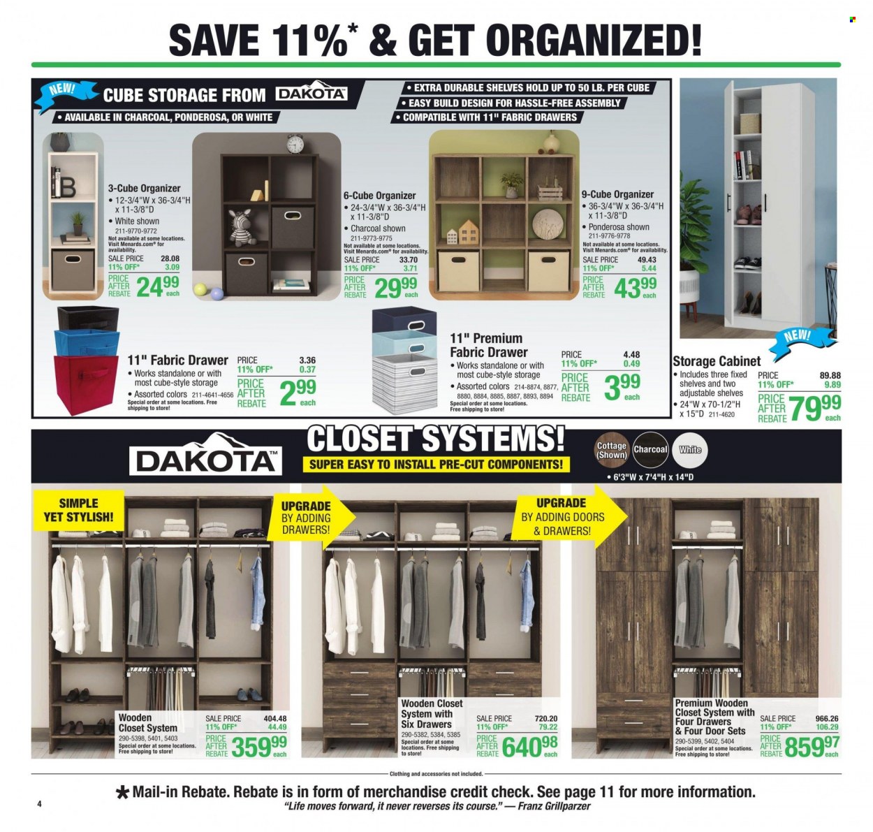 Menards ad - 02/23/2023 - 03/05/2023. Page 4