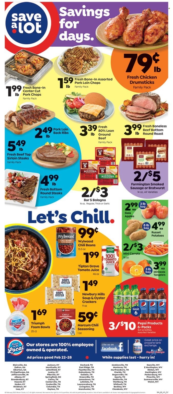 Save a Lot ad - 02/22/2023 - 02/28/2023. Page 1