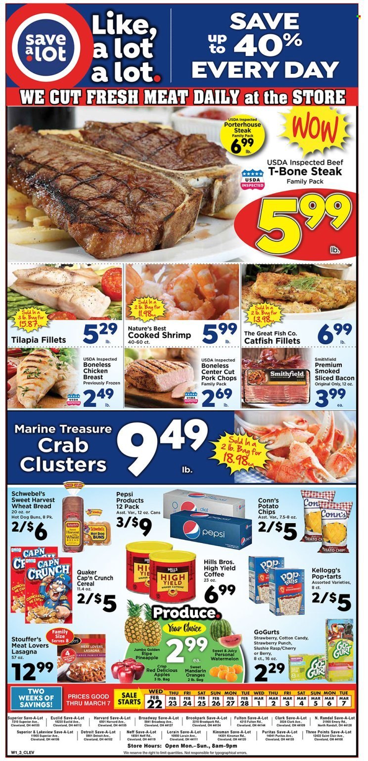 Save a Lot ad - 02/22/2023 - 03/07/2023. Page 1