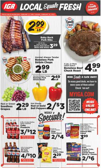 IGA Flyer - 02/22/2023 - 02/28/2023.