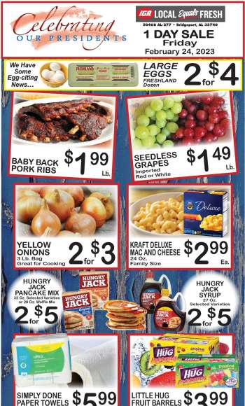 IGA Flyer - 02/22/2023 - 02/28/2023.