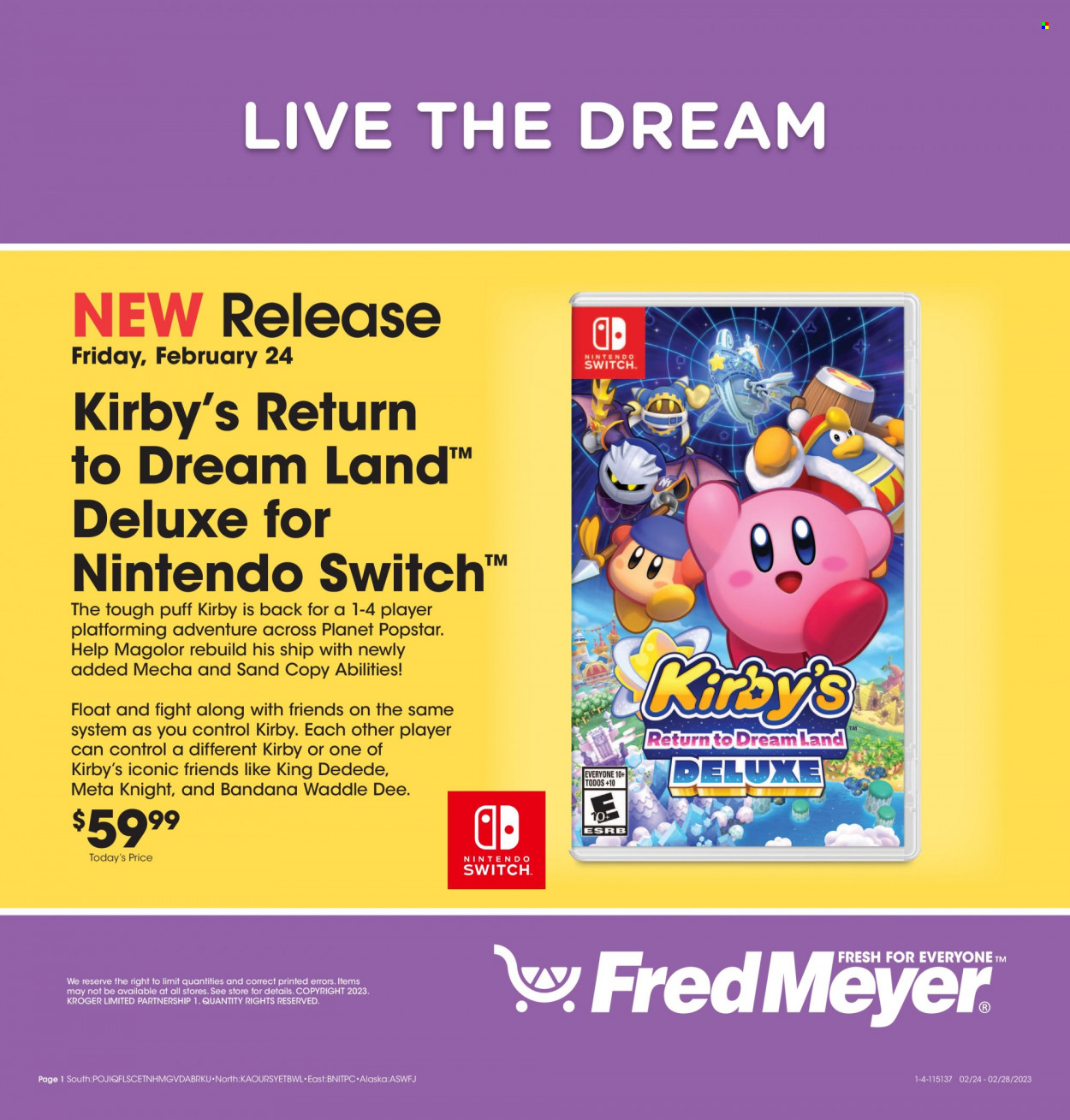 Fred Meyer ad - 02/24/2023 - 02/28/2023. Page 1