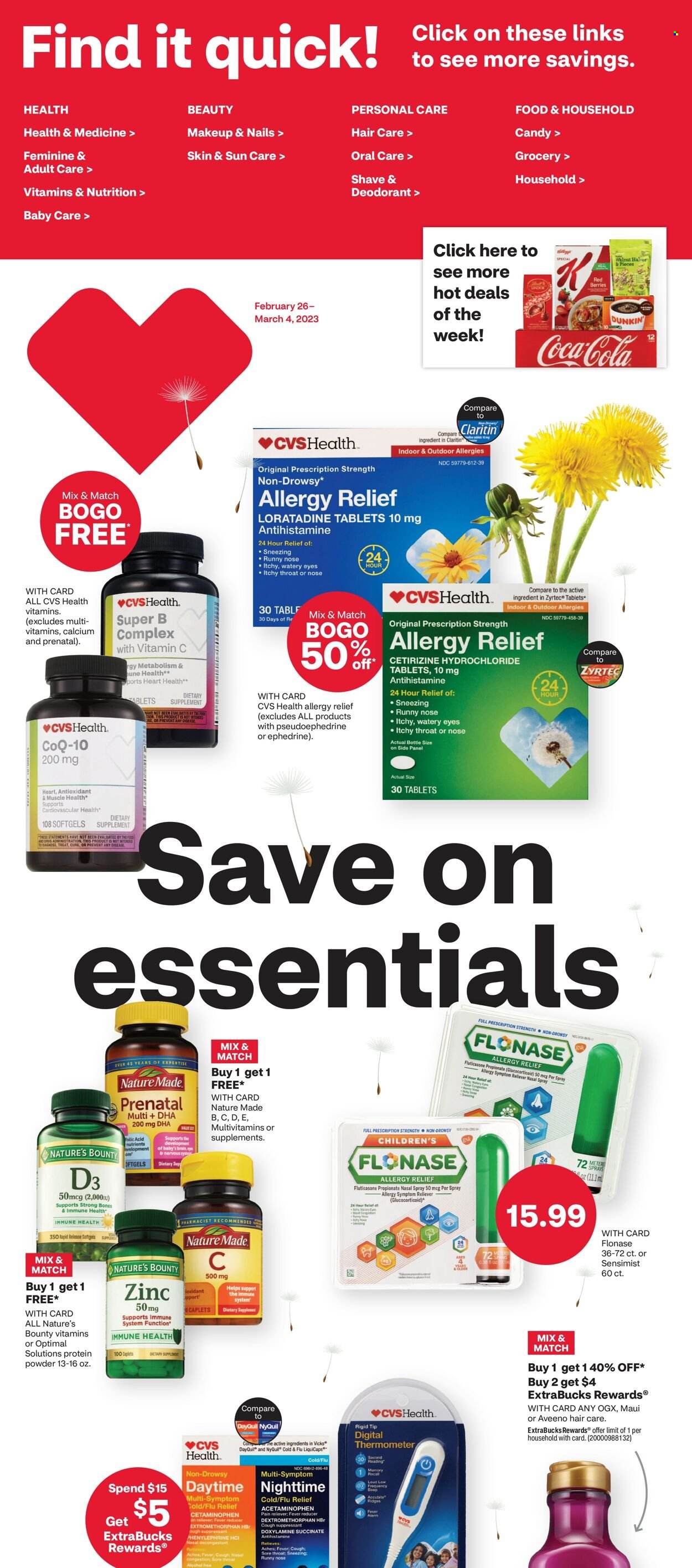 CVS Pharmacy ad - 02/26/2023 - 03/04/2023. Page 1