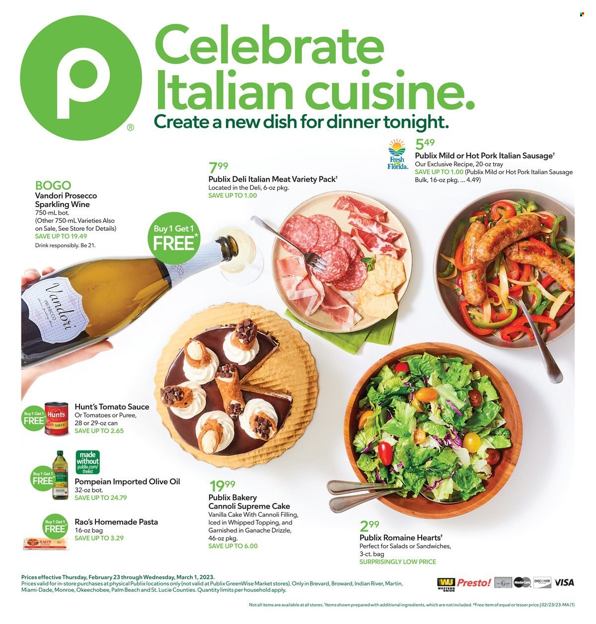 Publix ad - 02/23/2023 - 03/01/2023. Page 1