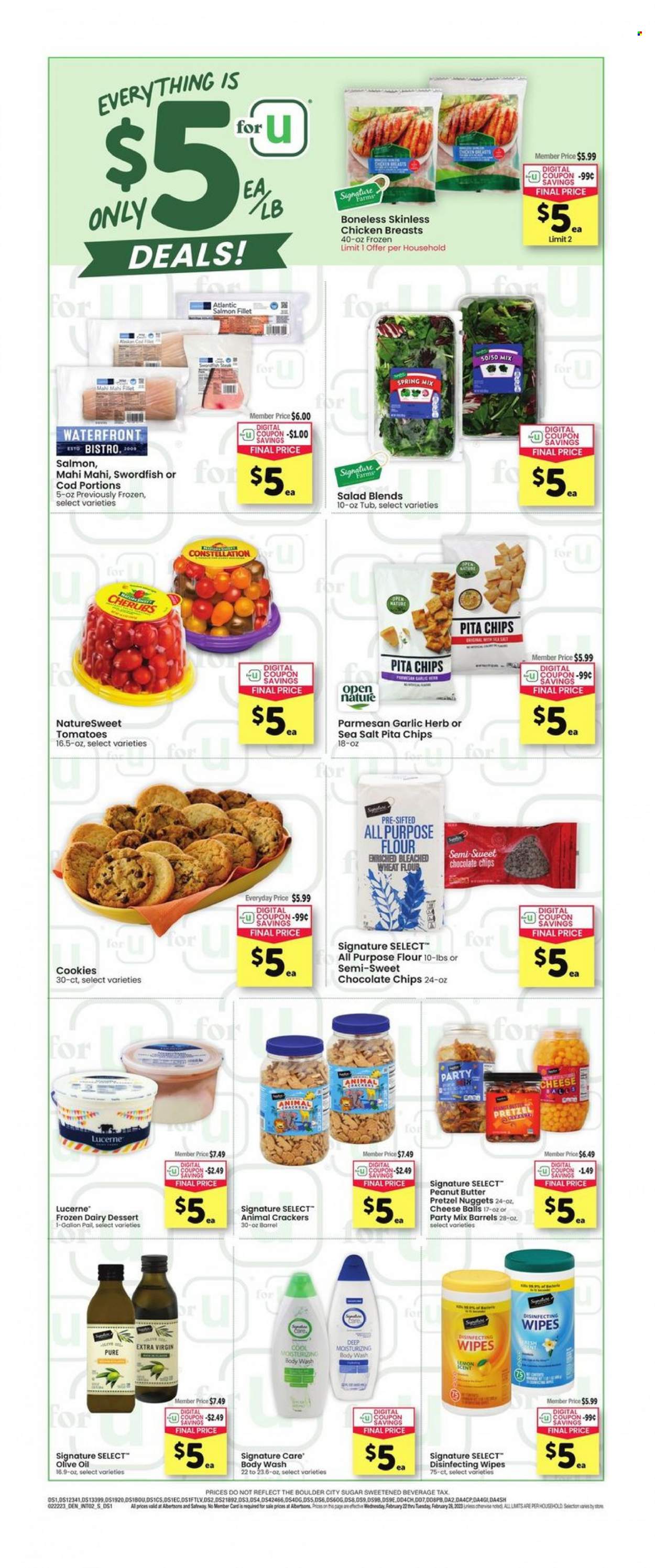 Safeway ad - 02/22/2023 - 02/28/2023. Page 1