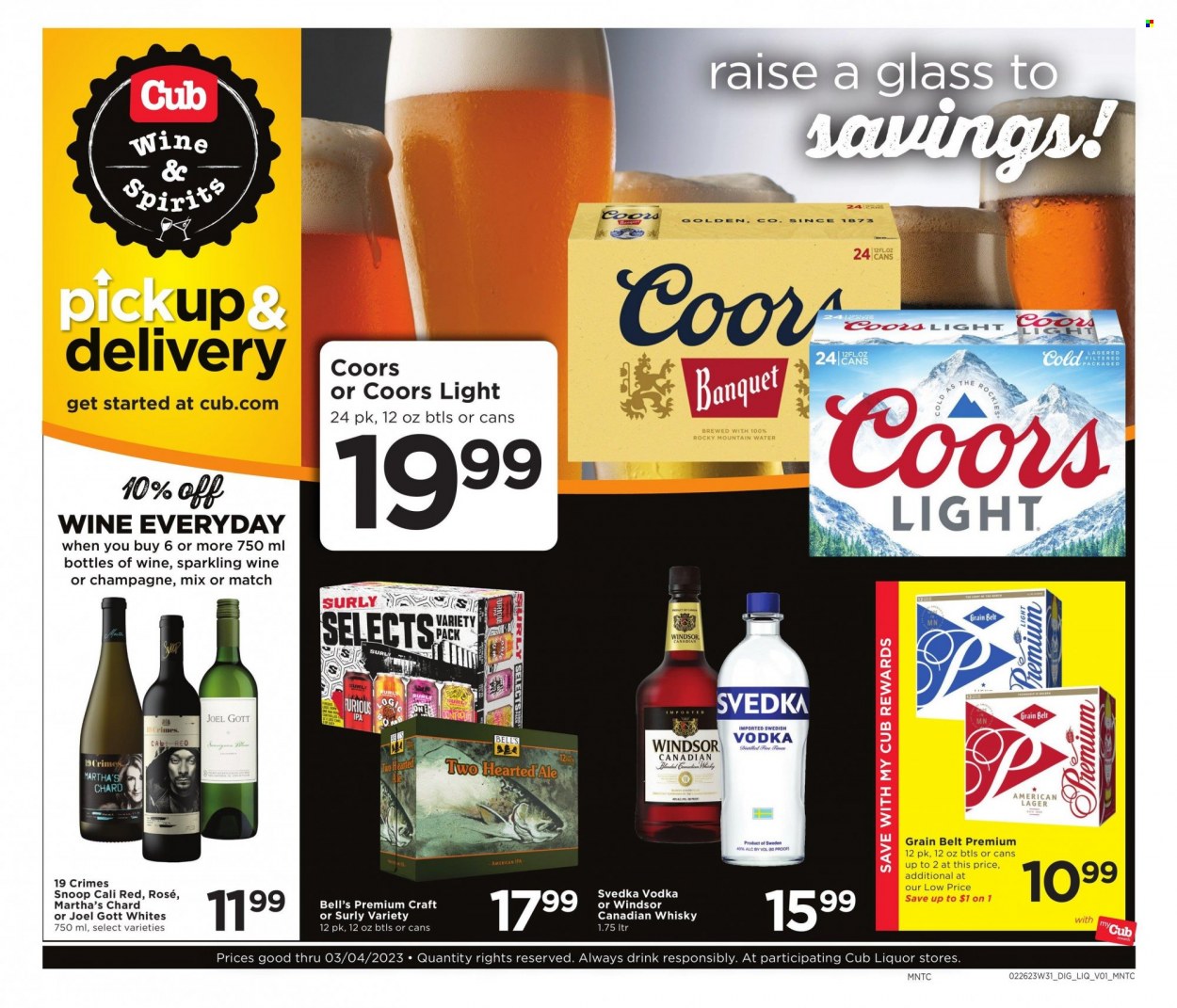 Cub Foods ad - 02/26/2023 - 03/04/2023. Page 1