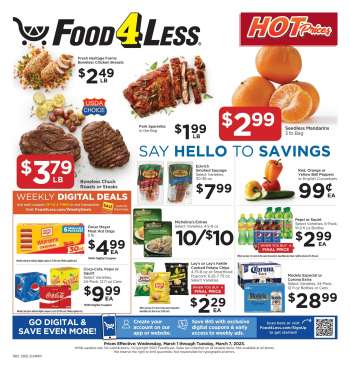 Food 4 Less Flyer - 03/01/2023 - 03/07/2023.