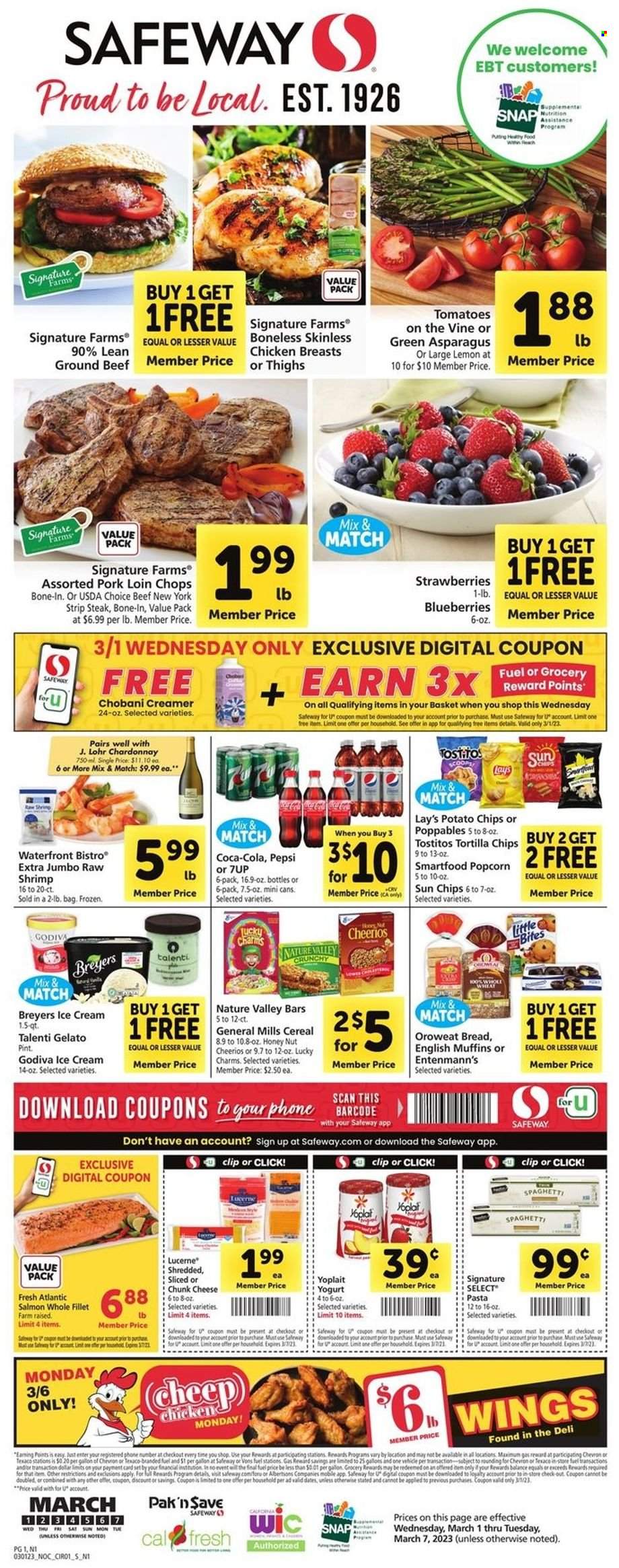 Safeway ad - 03/01/2023 - 03/07/2023. Page 1