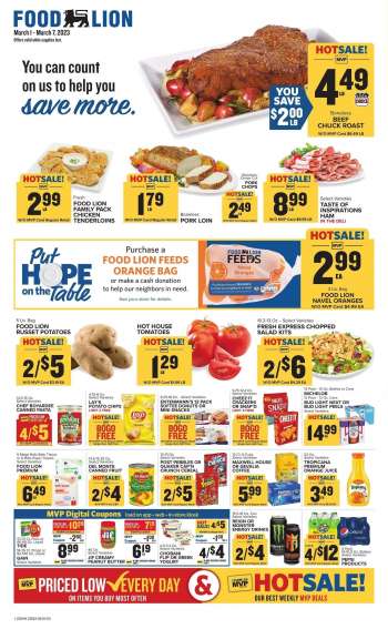 Food Lion Flyer - 03/01/2023 - 03/07/2023.