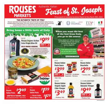 Rouses Markets Flyer - 03/01/2023 - 03/29/2023.
