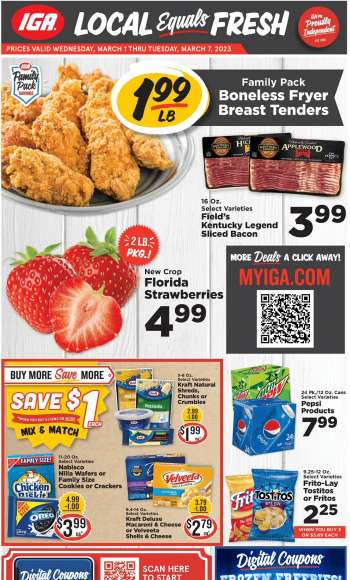 IGA Flyer - 03/01/2023 - 03/07/2023.