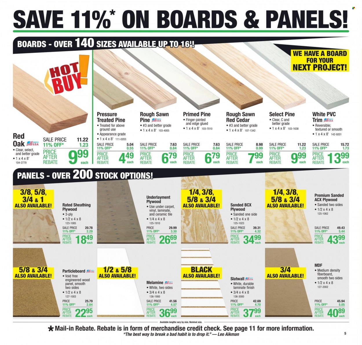 Menards ad - 03/02/2023 - 03/12/2023. Page 7
