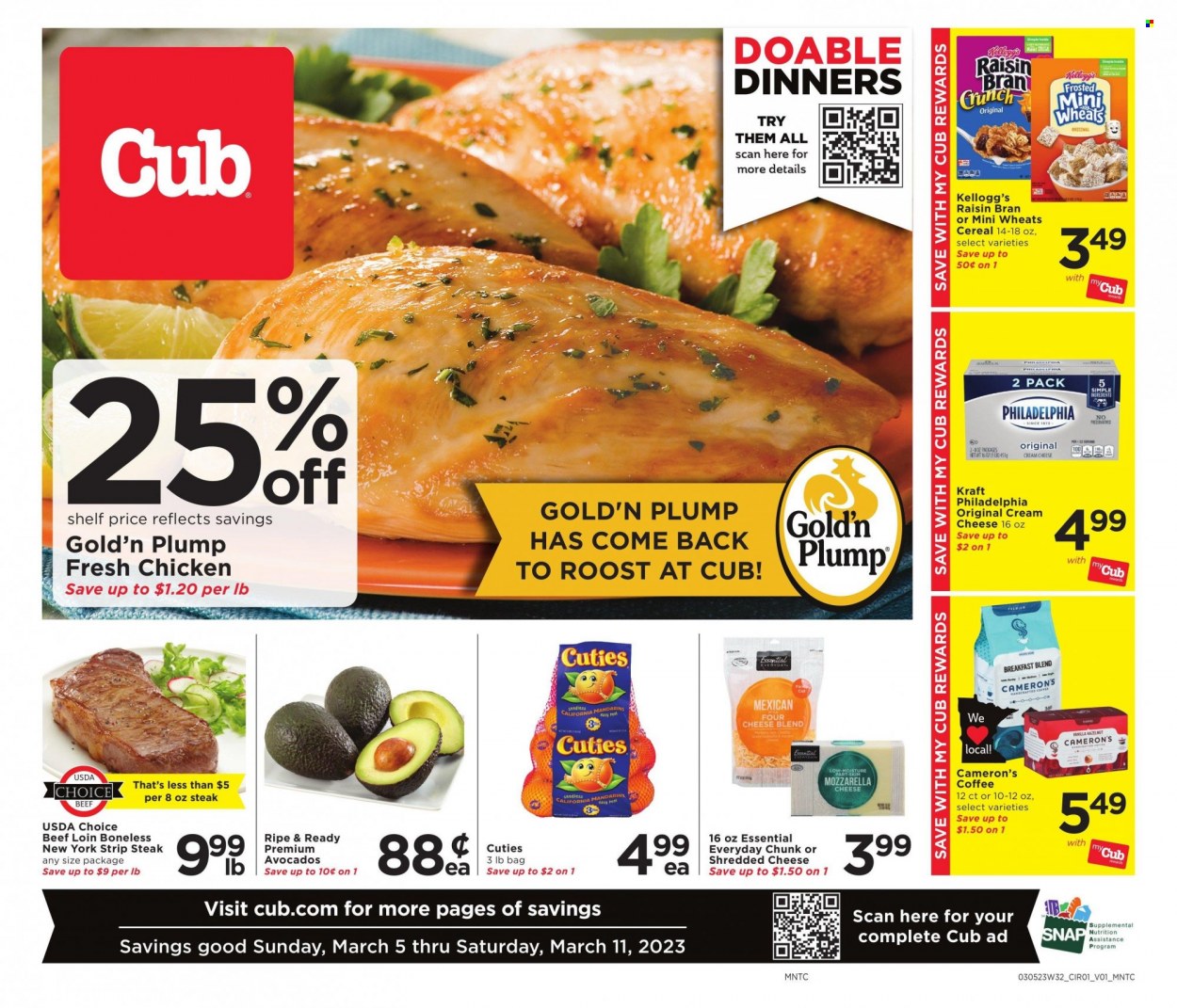 Cub Foods ad - 03/05/2023 - 03/11/2023. Page 1