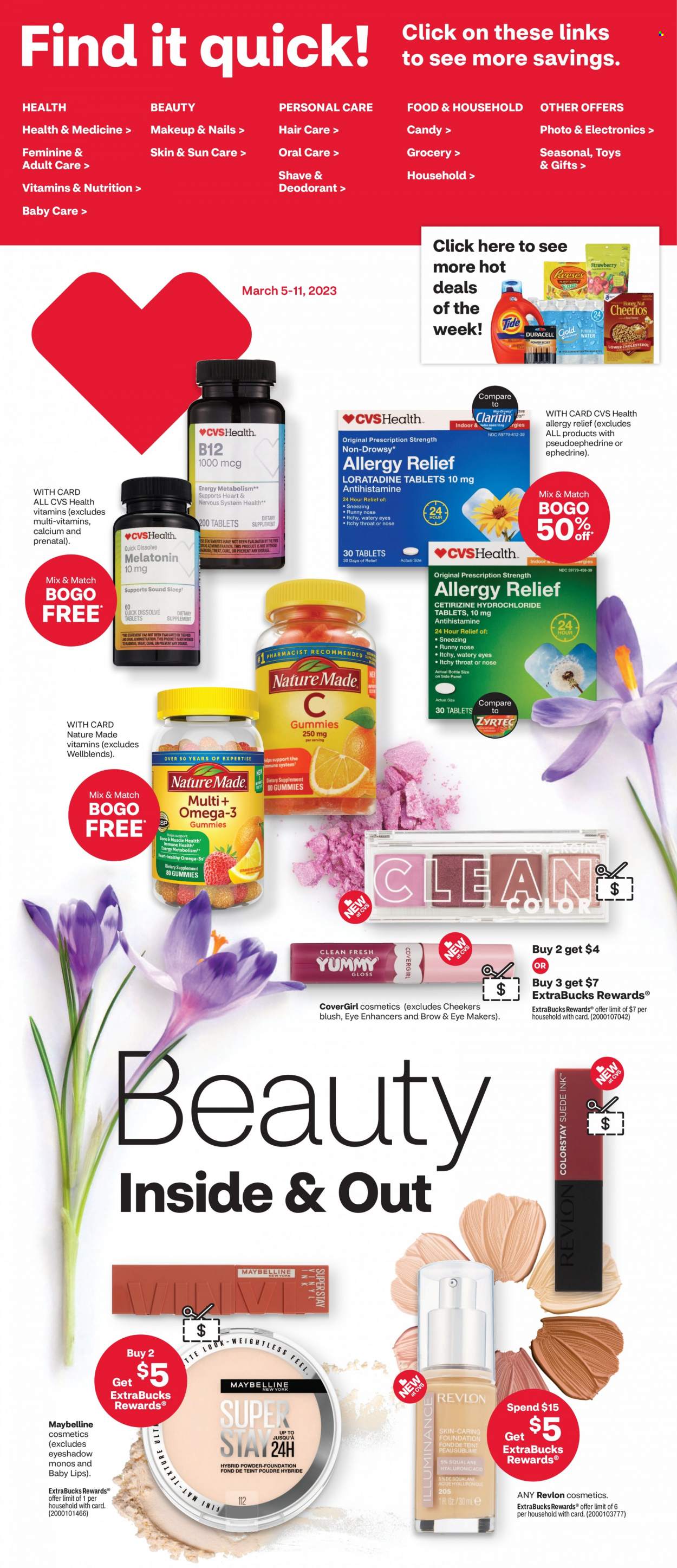 CVS Pharmacy ad - 03/05/2023 - 03/11/2023. Page 1