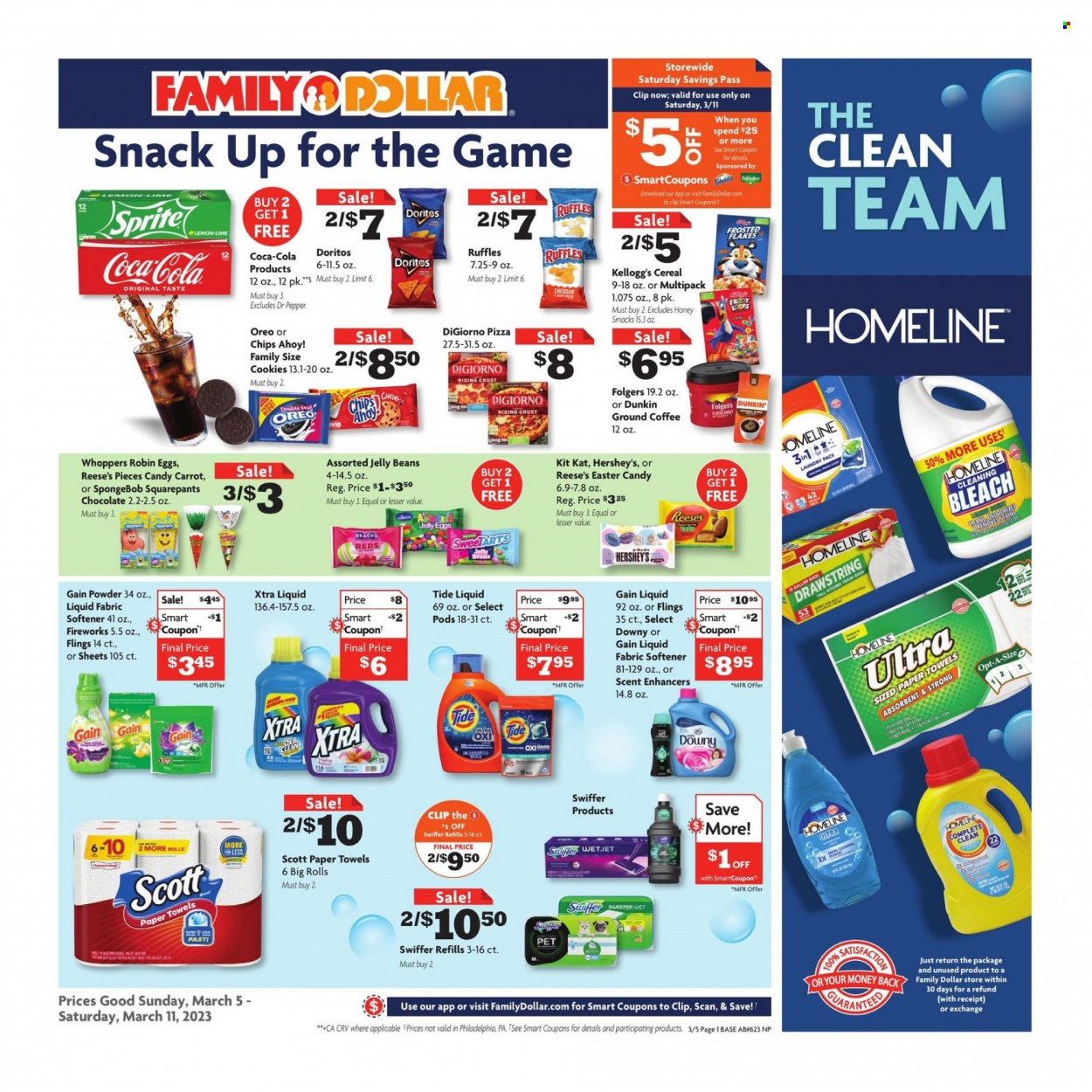Family Dollar ad - 03/05/2023 - 03/11/2023. Page 1