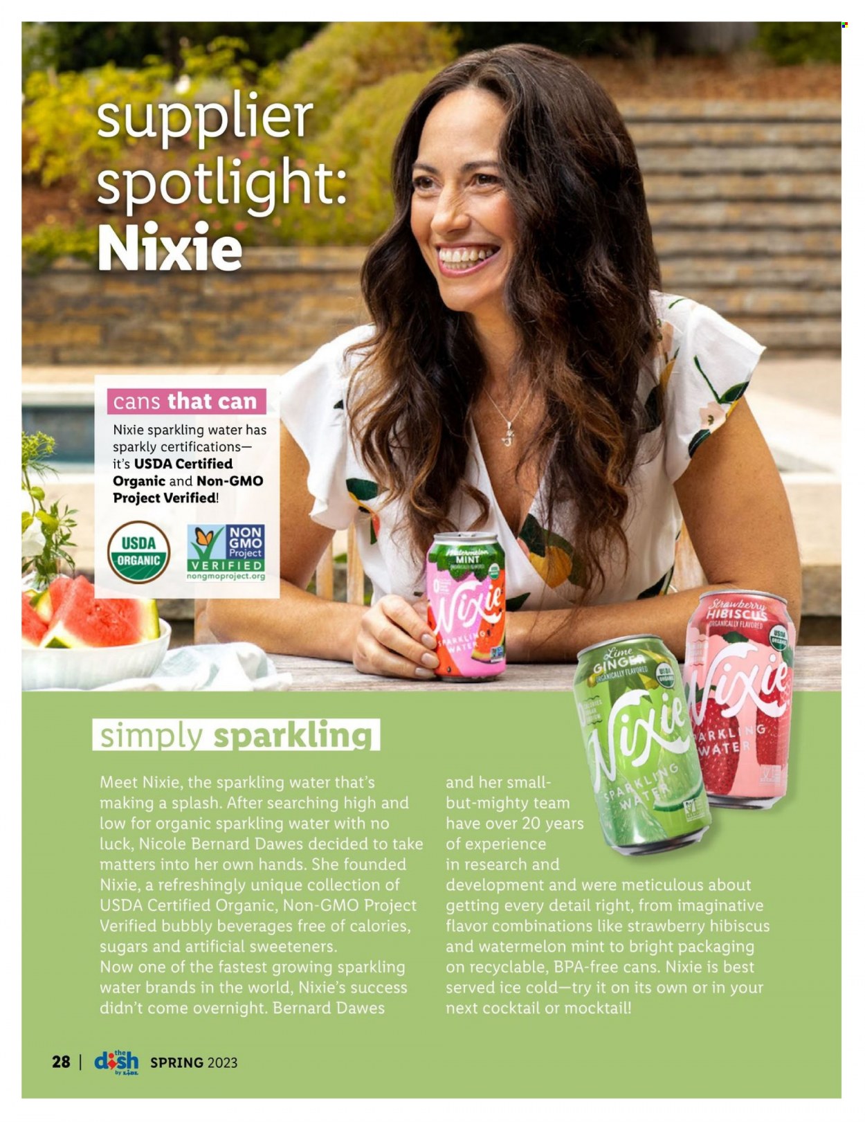 thumbnail - Lidl Flyer - 03/01/2023 - 04/25/2023 - Sales products - ginger, watermelon, sparkling water, water, spotlight. Page 28.