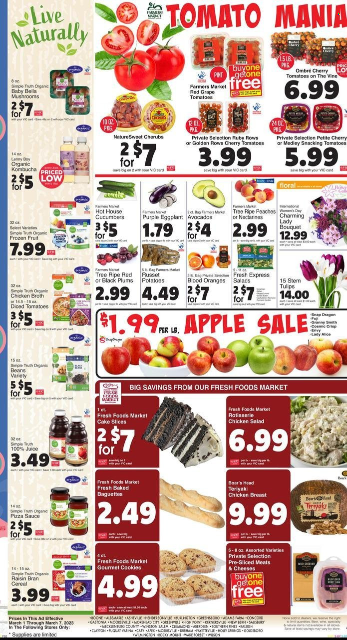 Harris Teeter ad - 03/01/2023 - 03/07/2023. Page 8