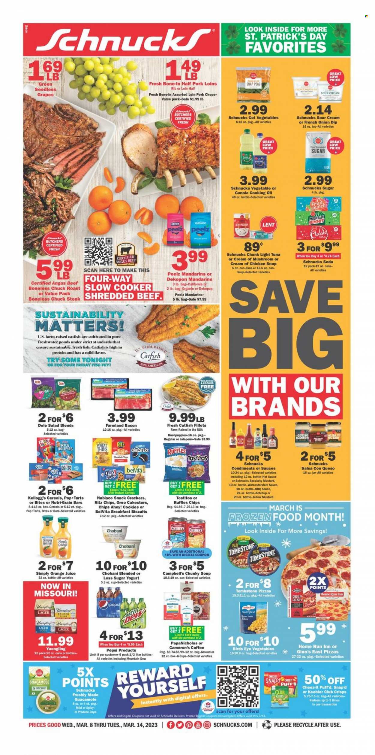 Schnucks ad - 03/08/2023 - 03/14/2023. Page 1