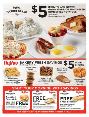 Hy-Vee Flyer - 03/01/2023 - 03/31/2023.