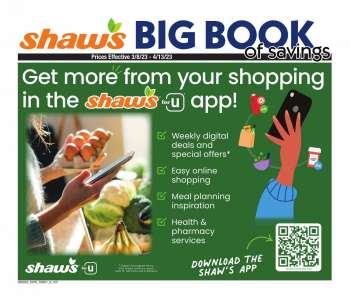 Shaw’s Flyer - 03/08/2023 - 04/13/2023.