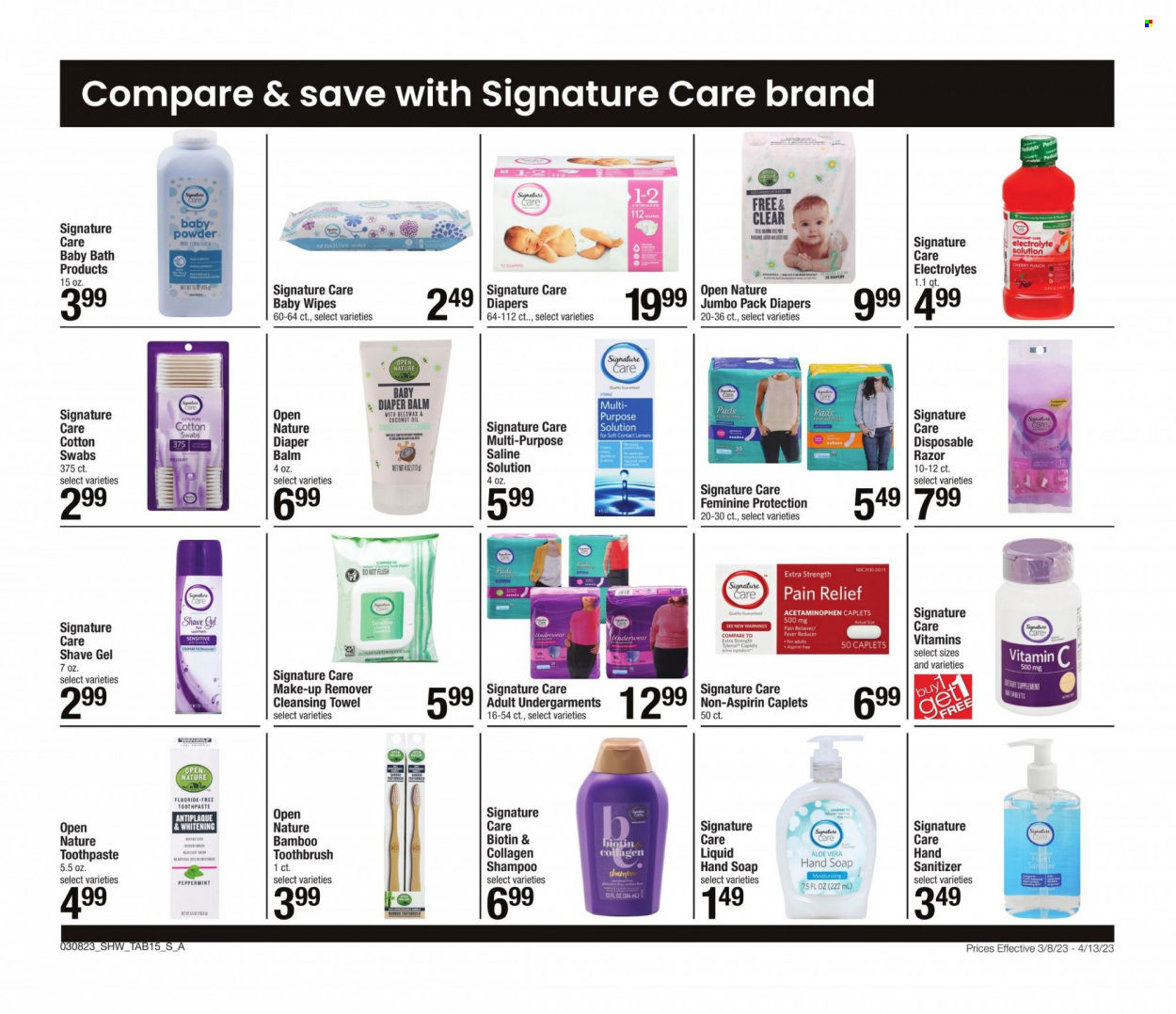Shaw’s ad - 03/08/2023 - 04/13/2023. Page 15
