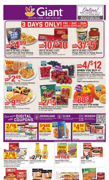 Giant Food Flyer - 03/10/2023 - 03/16/2023.