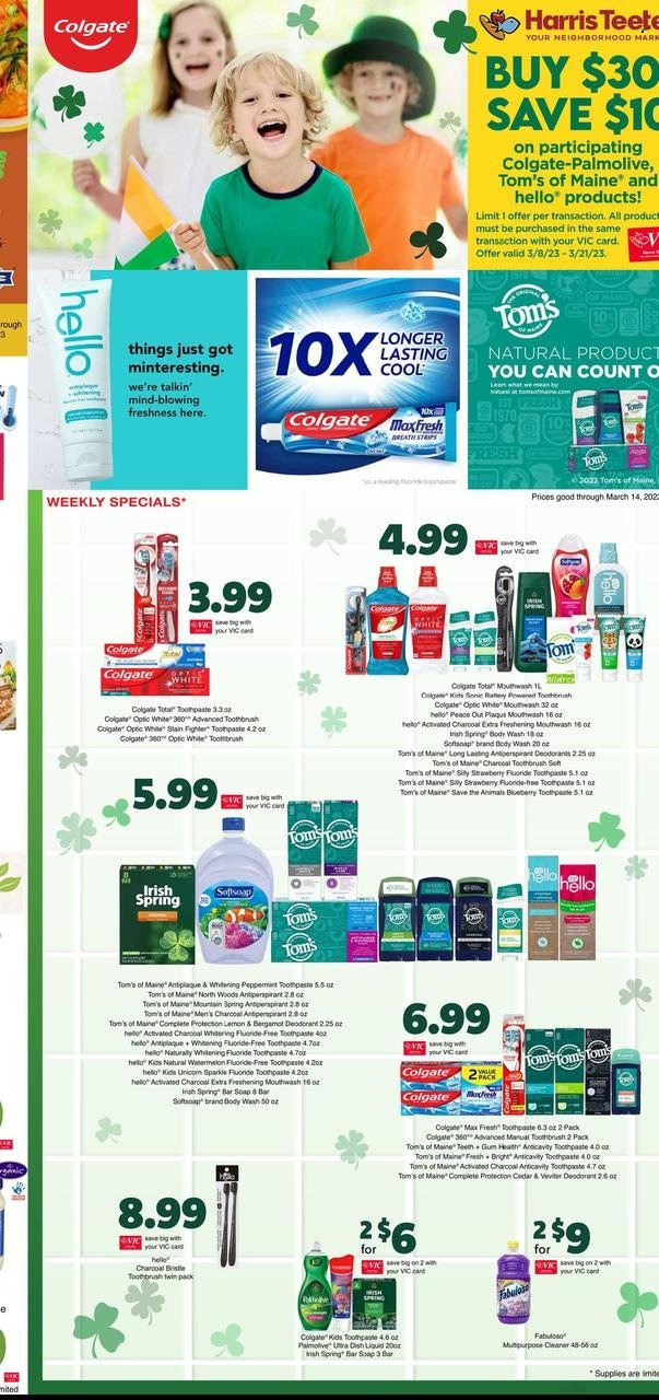 Harris Teeter ad - 03/08/2023 - 03/14/2023. Page 10