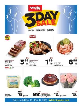 Weis Flyer - 03/10/2023 - 03/12/2023.
