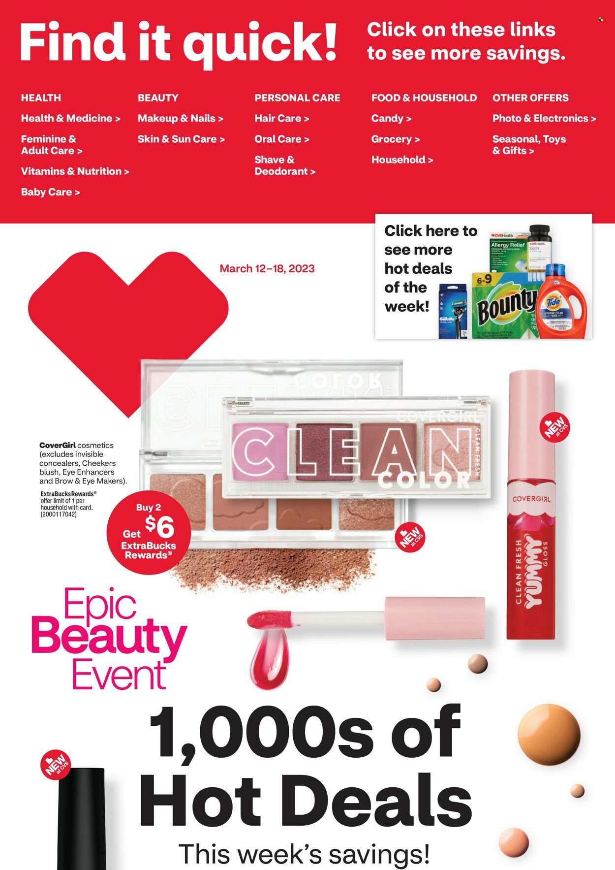 CVS Pharmacy ad - 03/12/2023 - 03/18/2023. Page 1