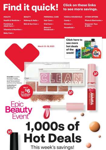 CVS Pharmacy Flyer - 03/12/2023 - 03/19/2023.