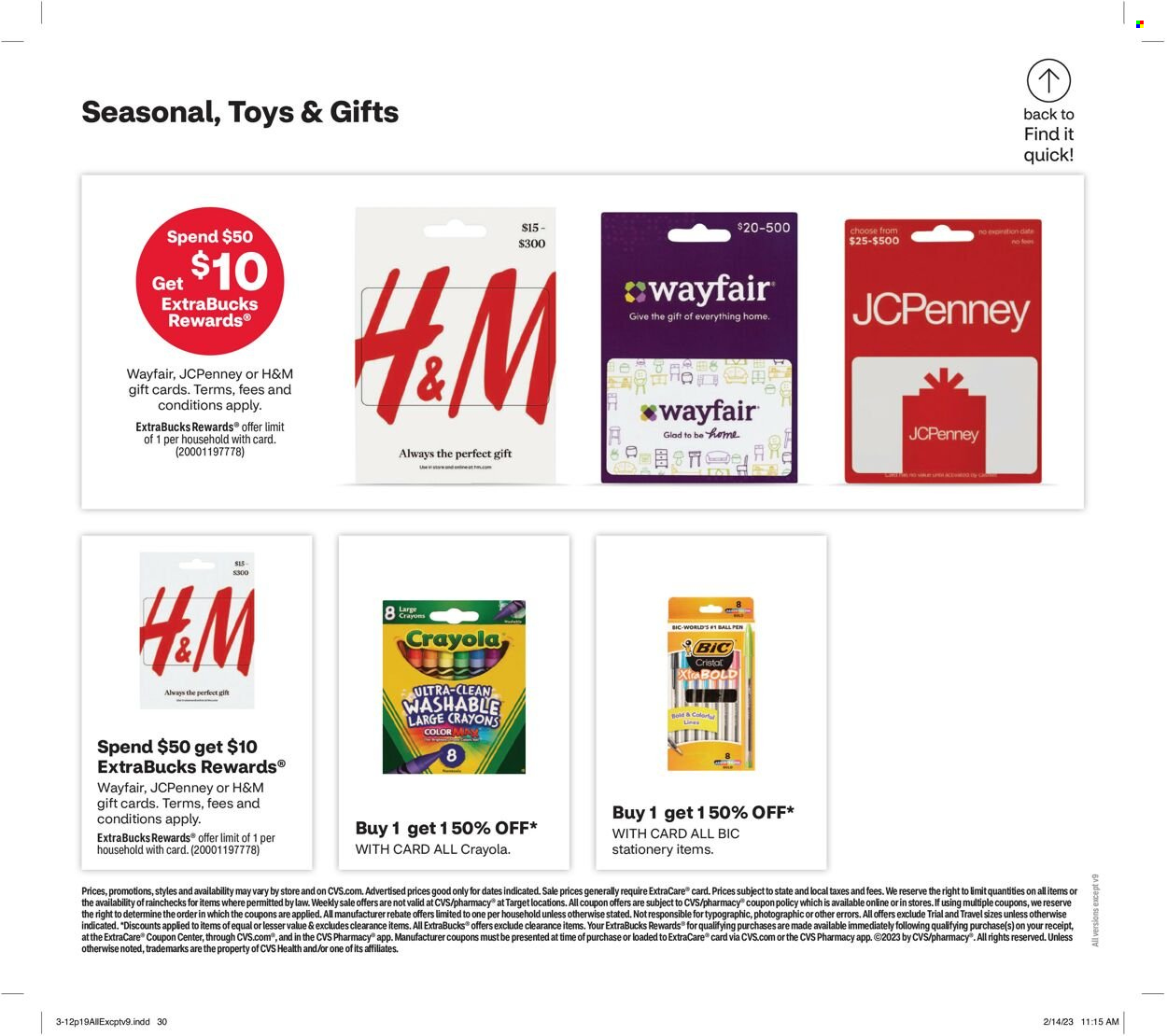 CVS Pharmacy ad - 03/12/2023 - 03/18/2023. Page 25