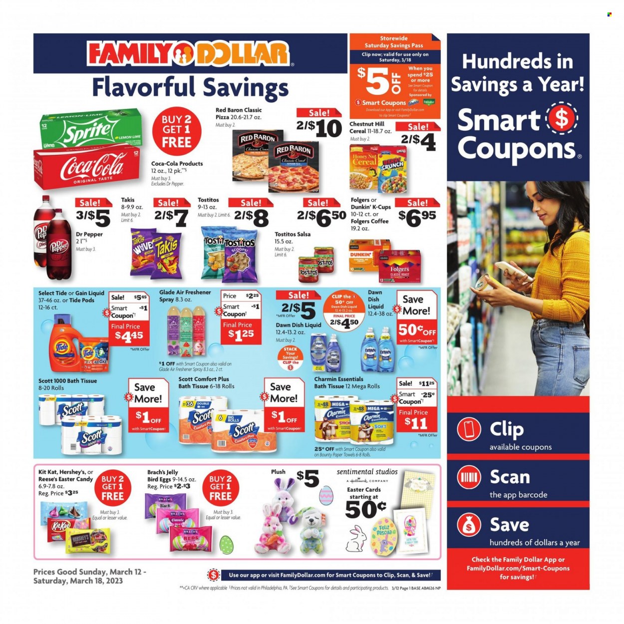 Family Dollar ad - 03/12/2023 - 03/18/2023. Page 1