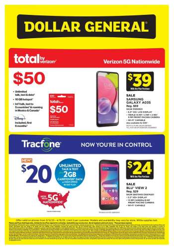 Dollar General Flyer - 03/12/2023 - 04/15/2023.