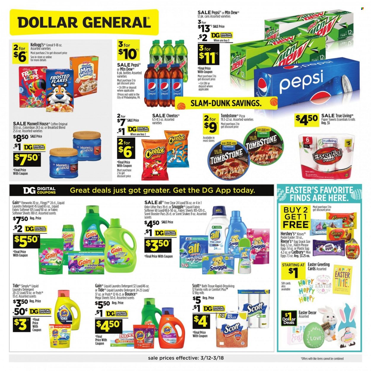 Dollar General ad - 03/12/2023 - 03/18/2023. Page 1