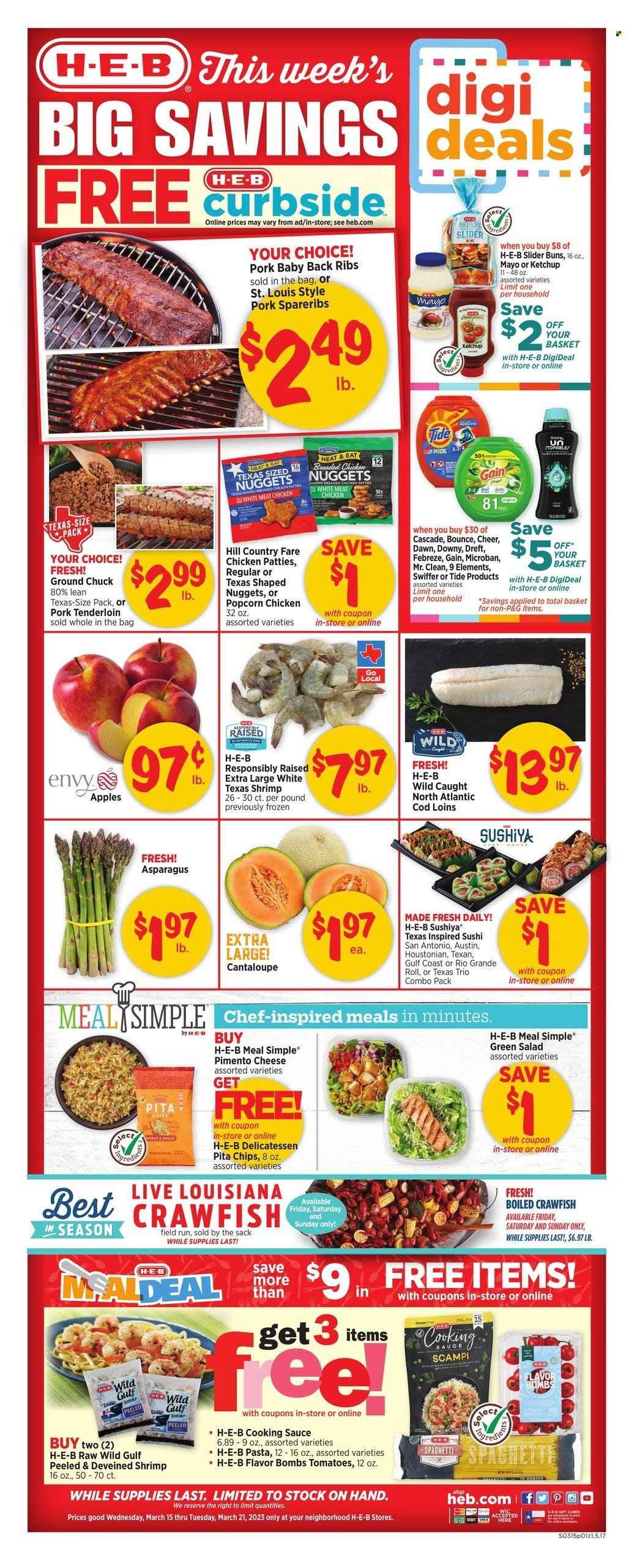 H-E-B ad - 03/15/2023 - 03/21/2023. Page 1