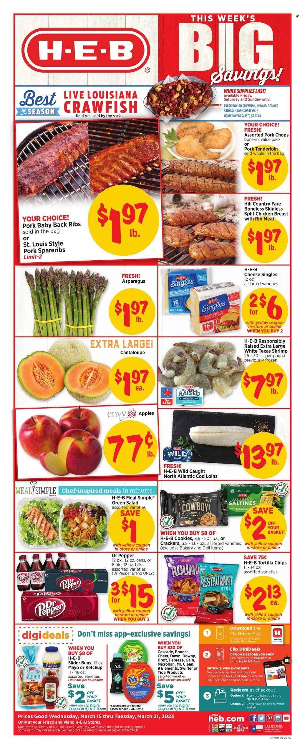H-E-B ad - 03/15/2023 - 03/21/2023. Page 1