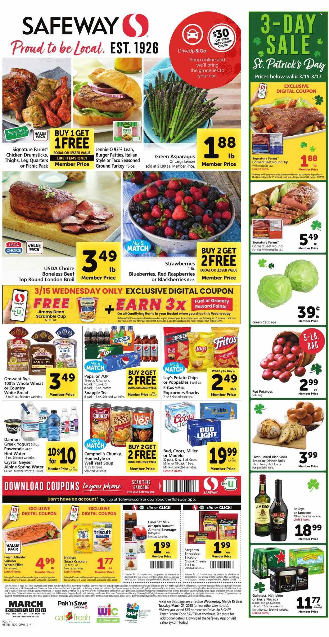 Safeway ad - 03/15/2023 - 03/21/2023. Page 1