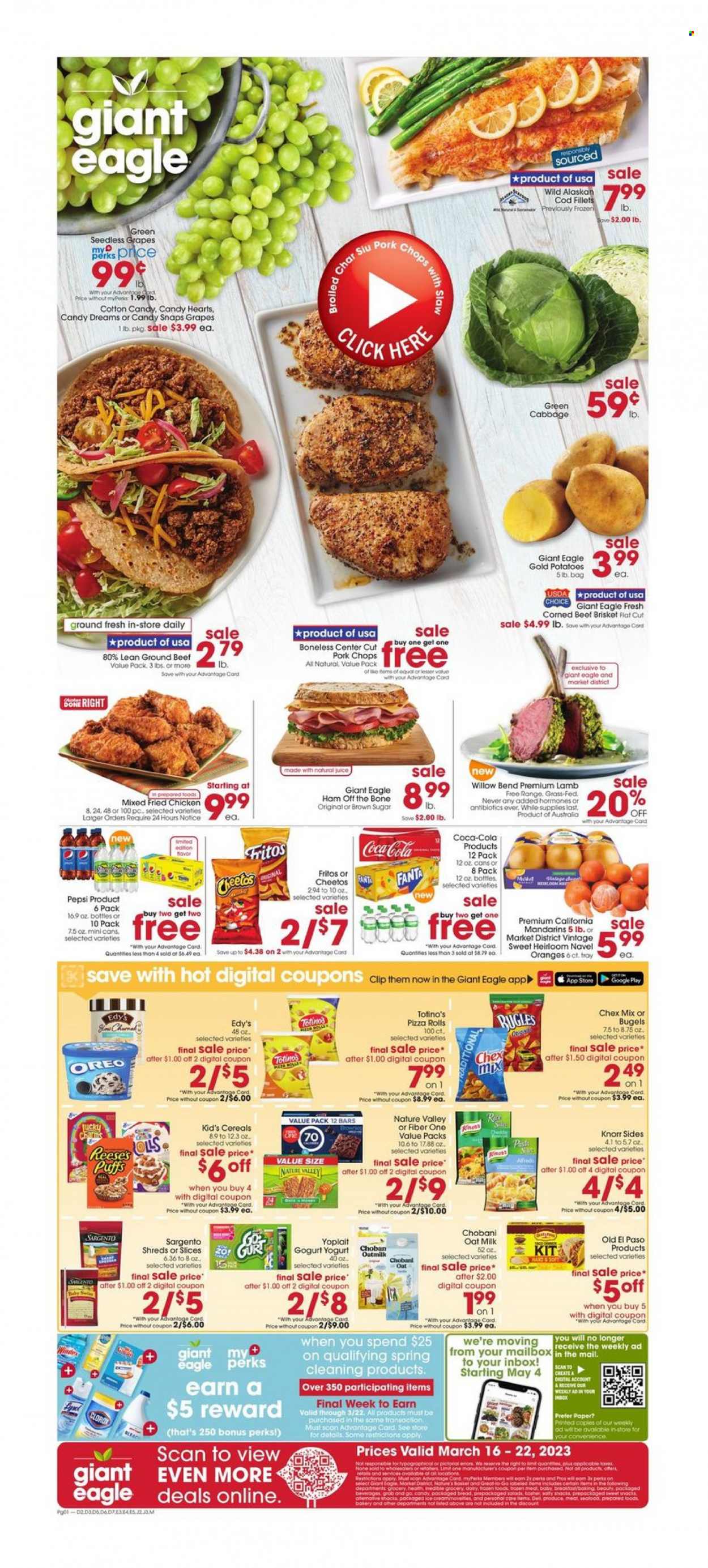 Giant Eagle ad - 03/16/2023 - 03/22/2023. Page 1