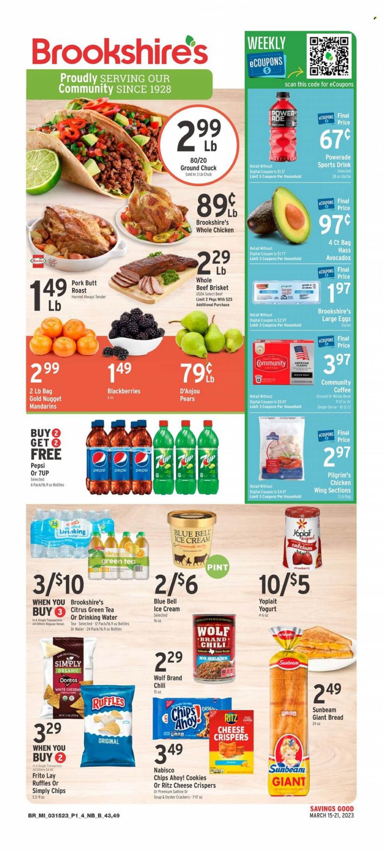 Brookshires ad - 03/15/2023 - 03/21/2023. Page 1