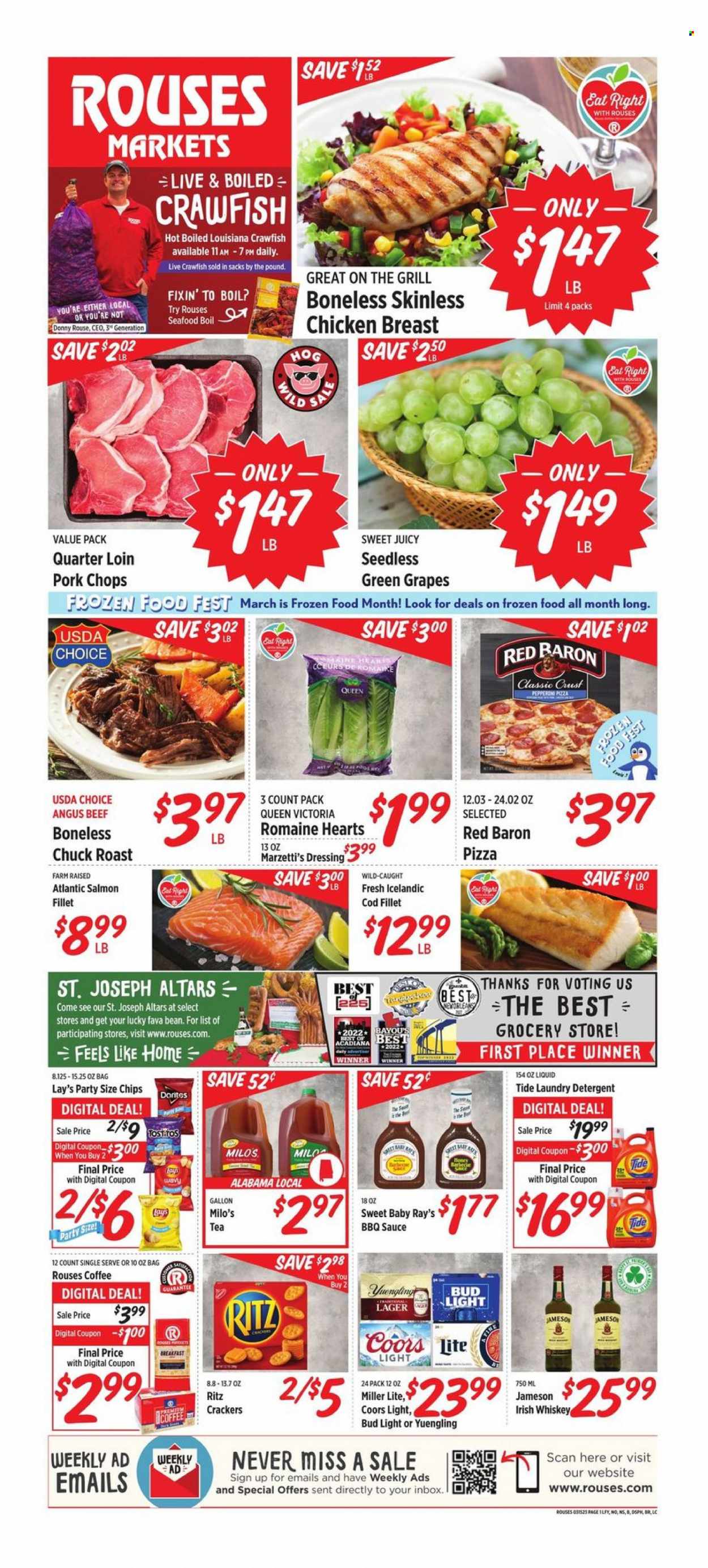 Rouses Markets ad - 03/15/2023 - 03/22/2023. Page 1
