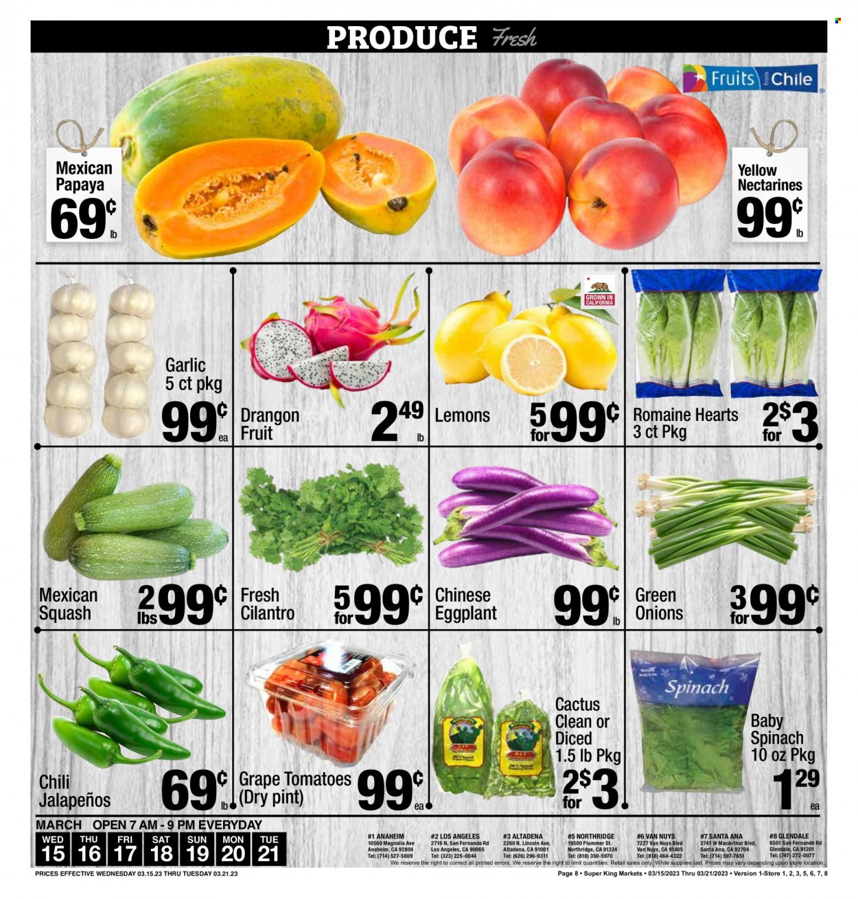 Super King Markets ad - 03/15/2023 - 03/21/2023. Page 8