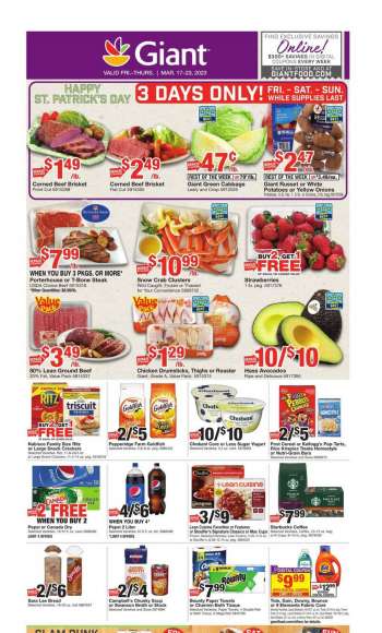 Giant Food Flyer - 03/17/2023 - 03/23/2023.