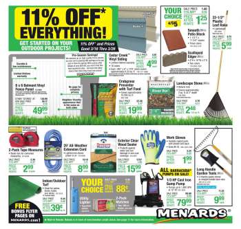 Menards Flyer - 03/16/2023 - 03/26/2023.