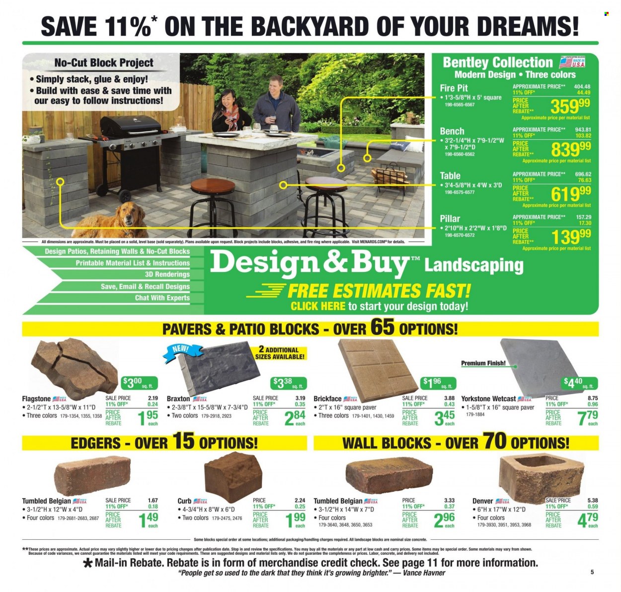 Menards ad - 03/16/2023 - 03/26/2023. Page 7